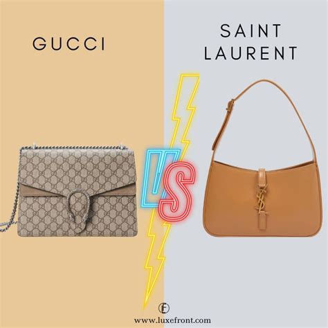 ysl flap bag or guccii|difference between ysl and gucci.